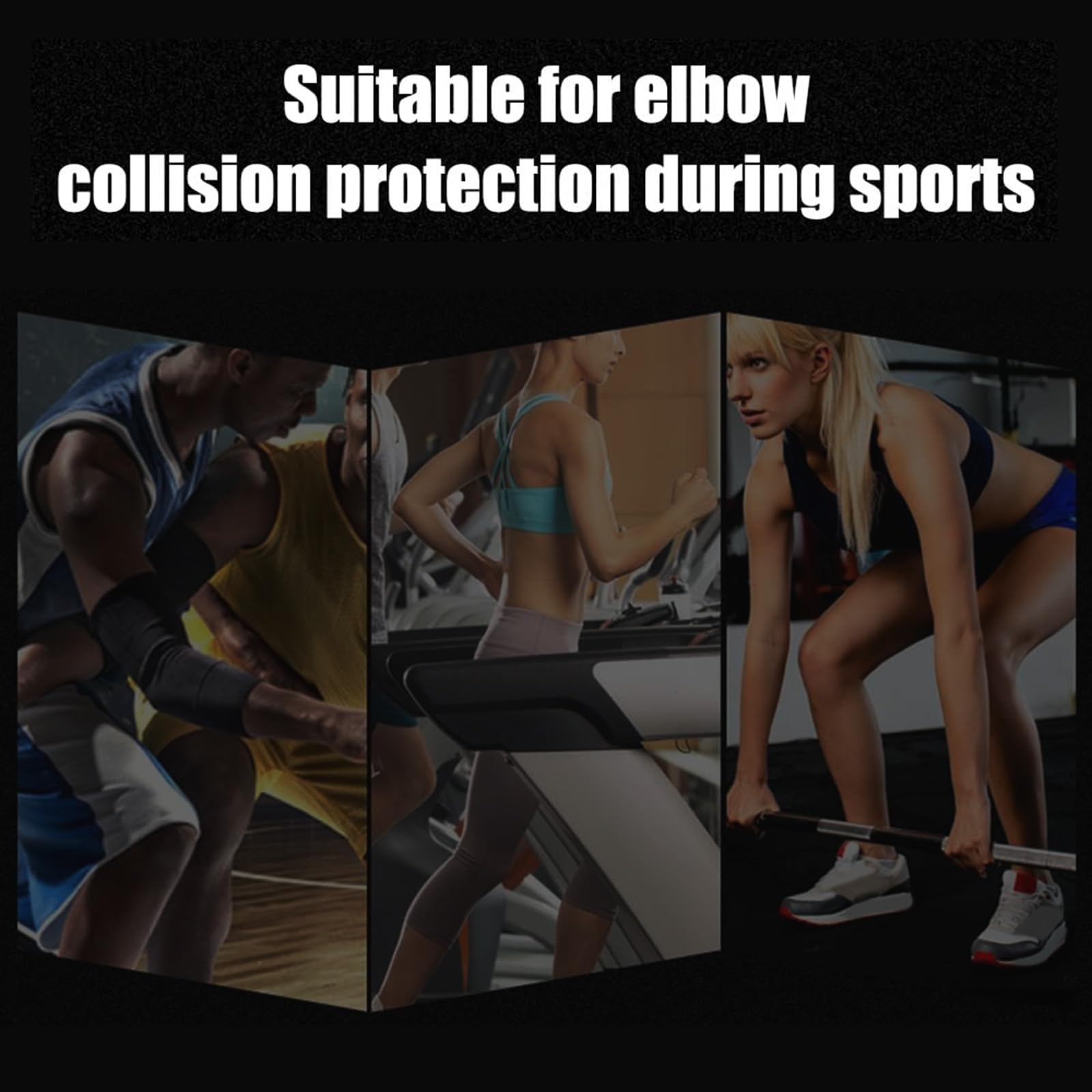 Ellenbogen-Kompressionsmanschette, Tennis-Gurt, Golferärmel für Damen und Herren, atmungsaktive Bandage, Kompressionsmanschette, Tennisärmel