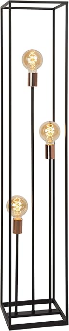 LUCI Lucide ARTHUR - Vloerlamp - 3xE27 - Zwart photo 1