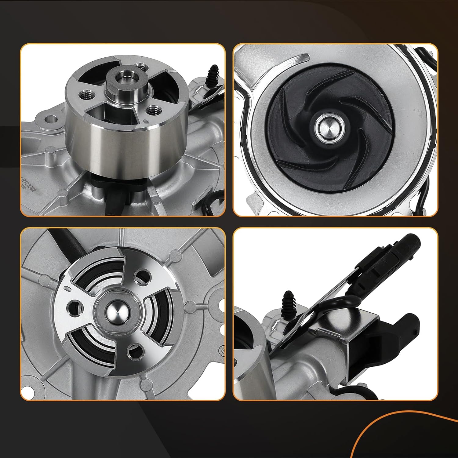 maXpeedingrods Engine Water Pump for Land Rover Velar Evoque Sport Discovery 5 Sport 2012-2019 Replace LR123392 LR154597