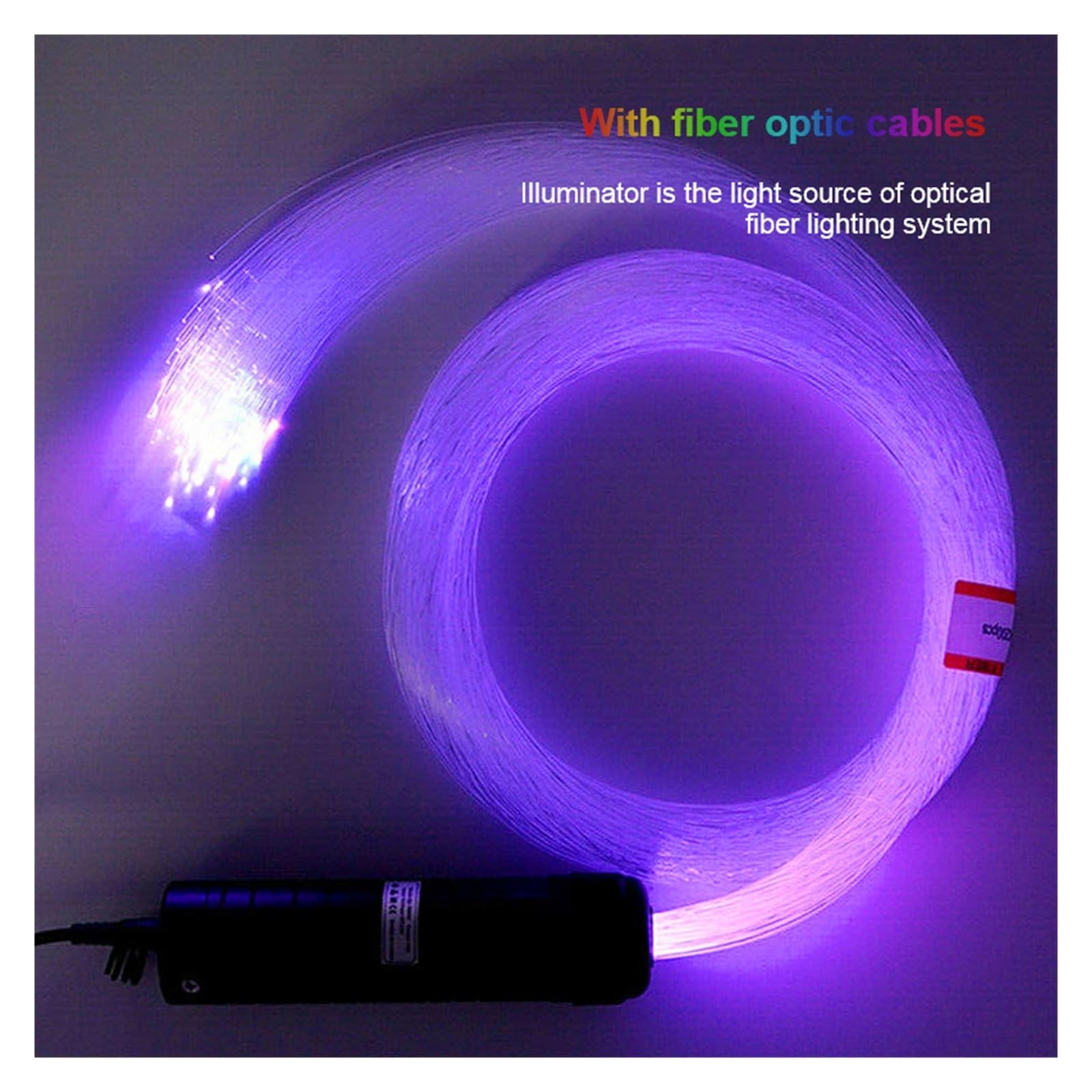 Accessori per Headliner Starlight Auto 12V 60pcs Fibra Ottica Star Light Kit Car LED Plafoniera Headliner Decor Car Interior Lampada Atmosfera Decorativa(300pcs 3M)