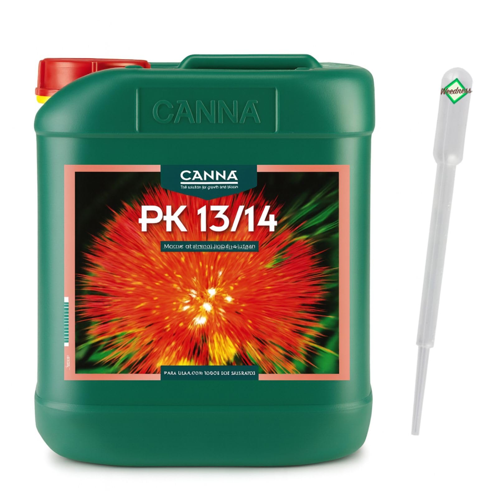 Weedness Canna PK 13/14 5 Liter - Grow Anbau Indoor Dünger NPK Organischer Flüssig Bio