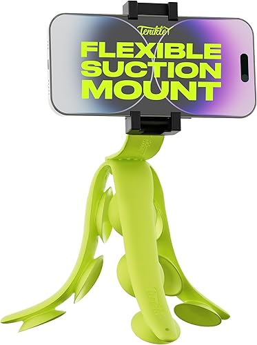 Tenikle PRO - Trípode flexible de tentáculo para teléfono móvil y cámara de acción GoPro, Insta360, DJI Osmo, como se ve en Shark Tank, soporte y