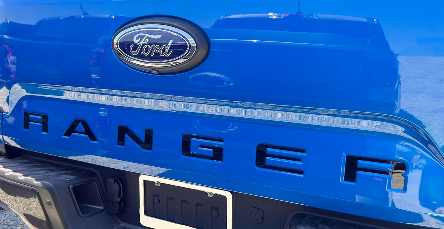 Eurosport Daytona- Compatible with 2024 Ranger Rear Bumper Letter Inserts - Black