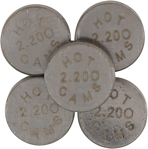 Miniatura 2 de Hot Cams 5PK748220 - Juego de 5 válvulas de 0.294 in x 0.087 in compatibles con/reemplazo para Honda CRF 150 RB Big Wheel 2016, Suzuki RMZ 250