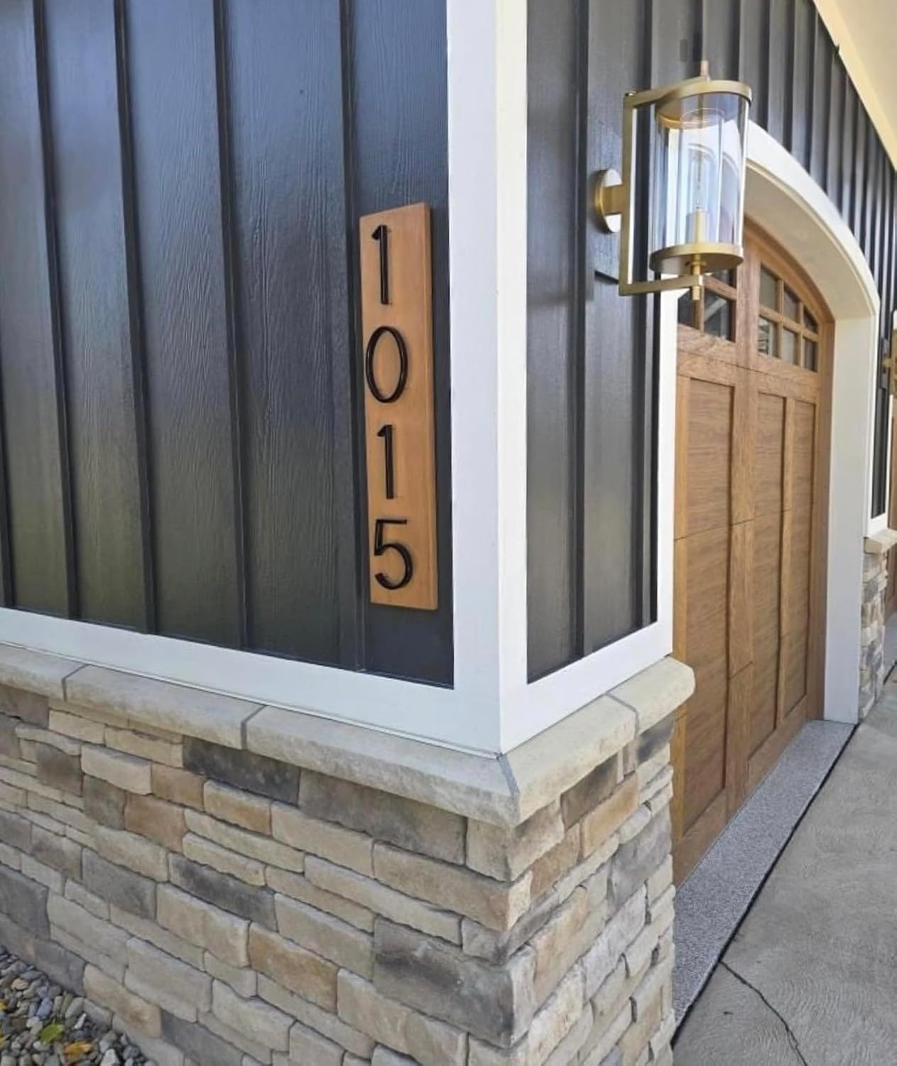 House Numbers, Modern House Number Sign, Vertical Address Plaque, Horizontal Address Sign, 5" House Numbers