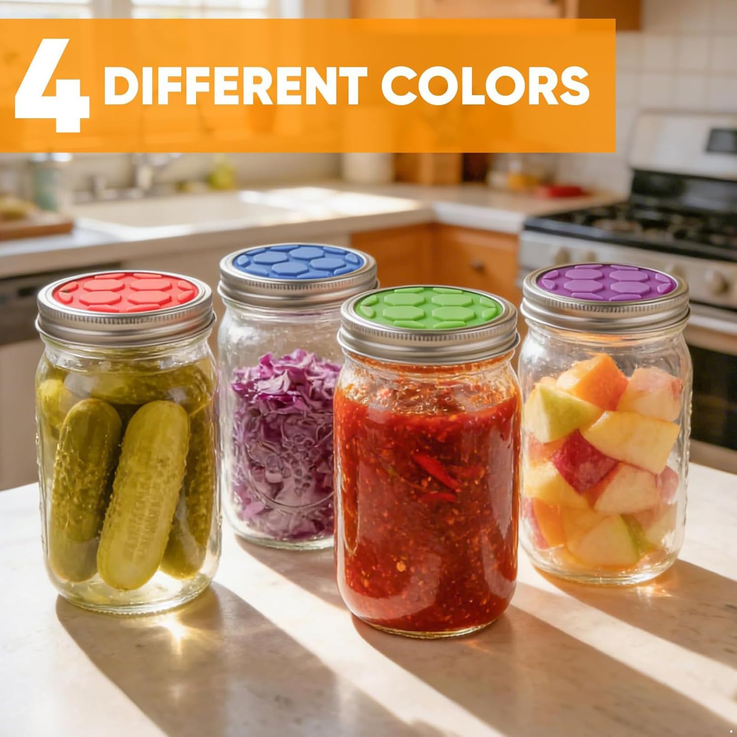 One-way Airlock Valve Lids for Culinary Preparation Multicolor One Size