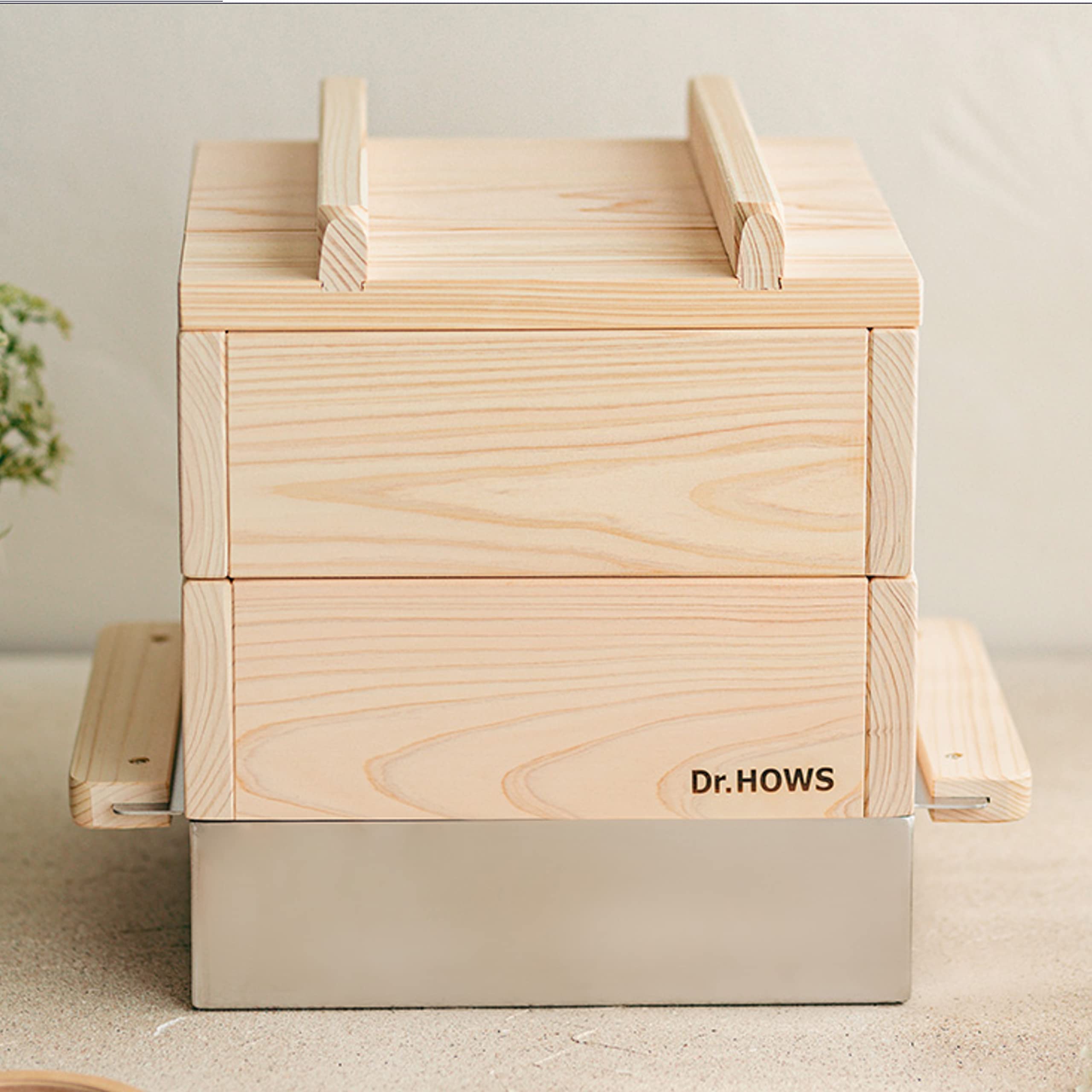 新品未使用　Dr.HOWS ヒノキ　蒸し器2段フルセット　せいろ　蒸篭 Amazon｜Dr.HOWS ドクターハウス ヒノキ蒸し器2段フルセット セイロ