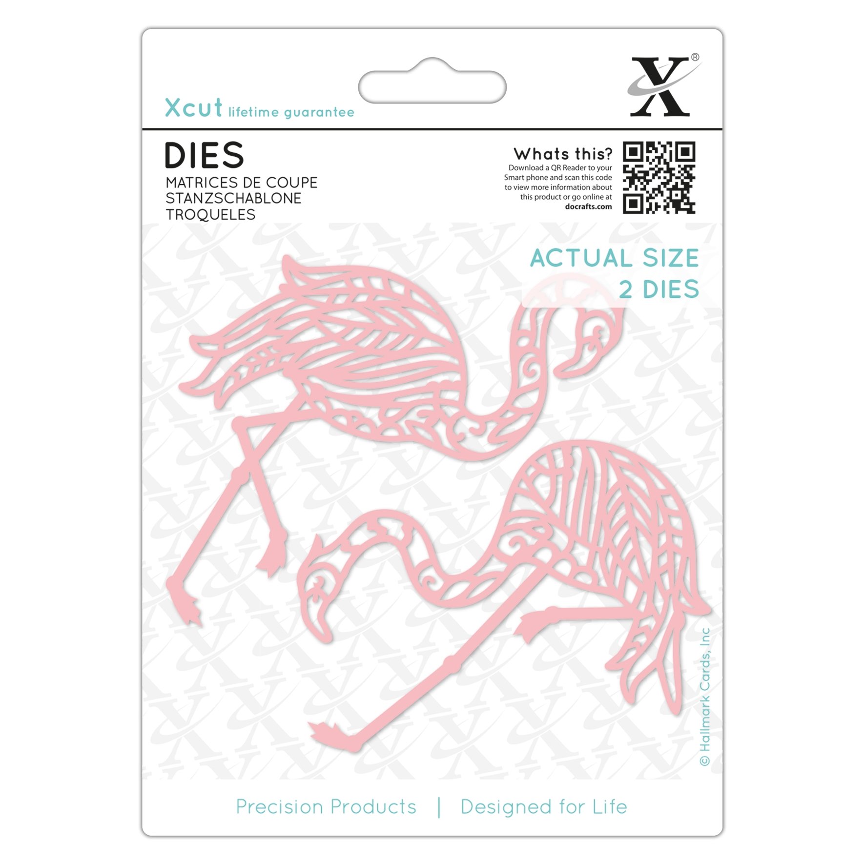 Docrafts X-Cut Die Tropical Flamingo