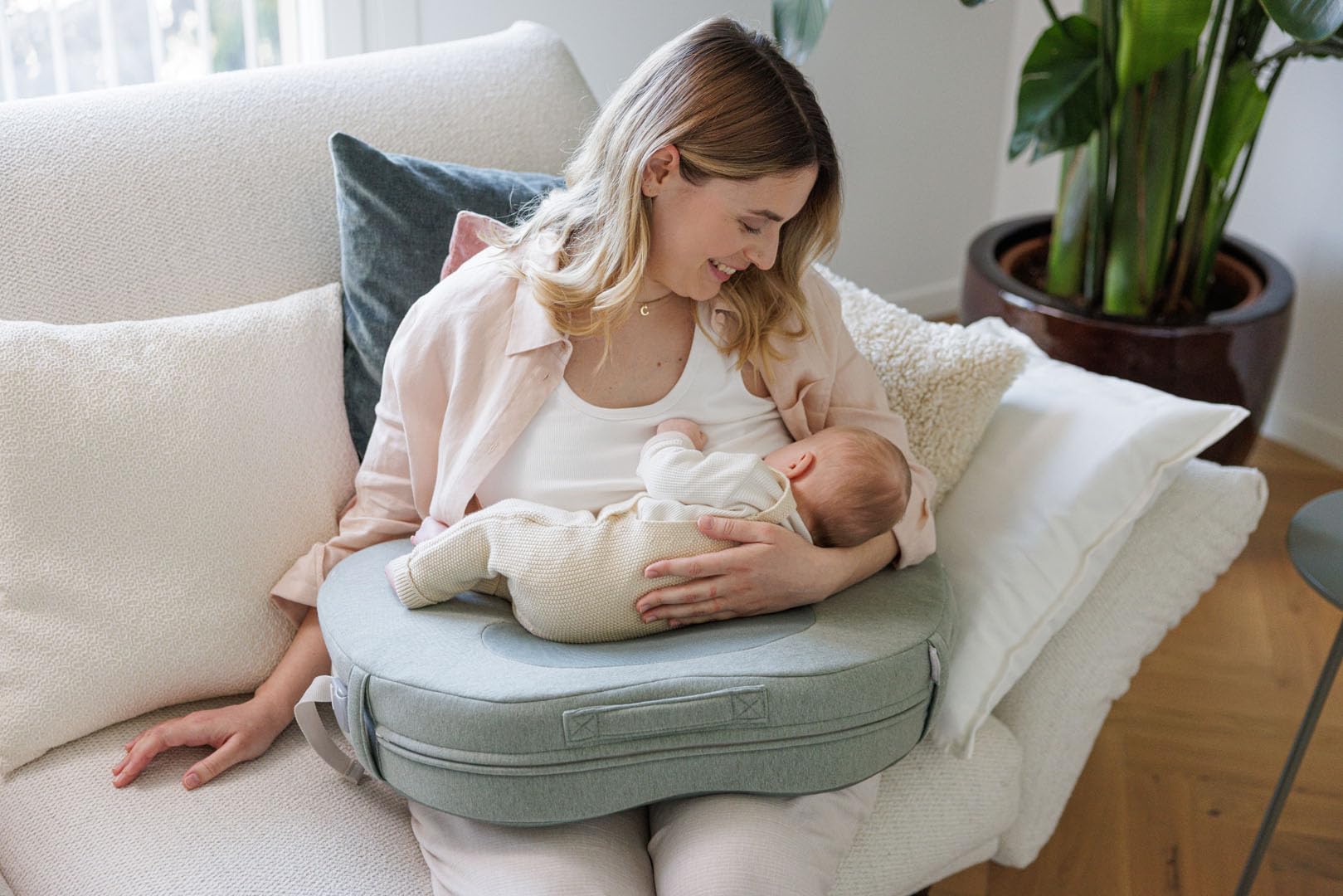 Cuscino Allattamento Inglesina Elysia - Ergonomico, Fodera Lavabile, Per Mamma E Neonato