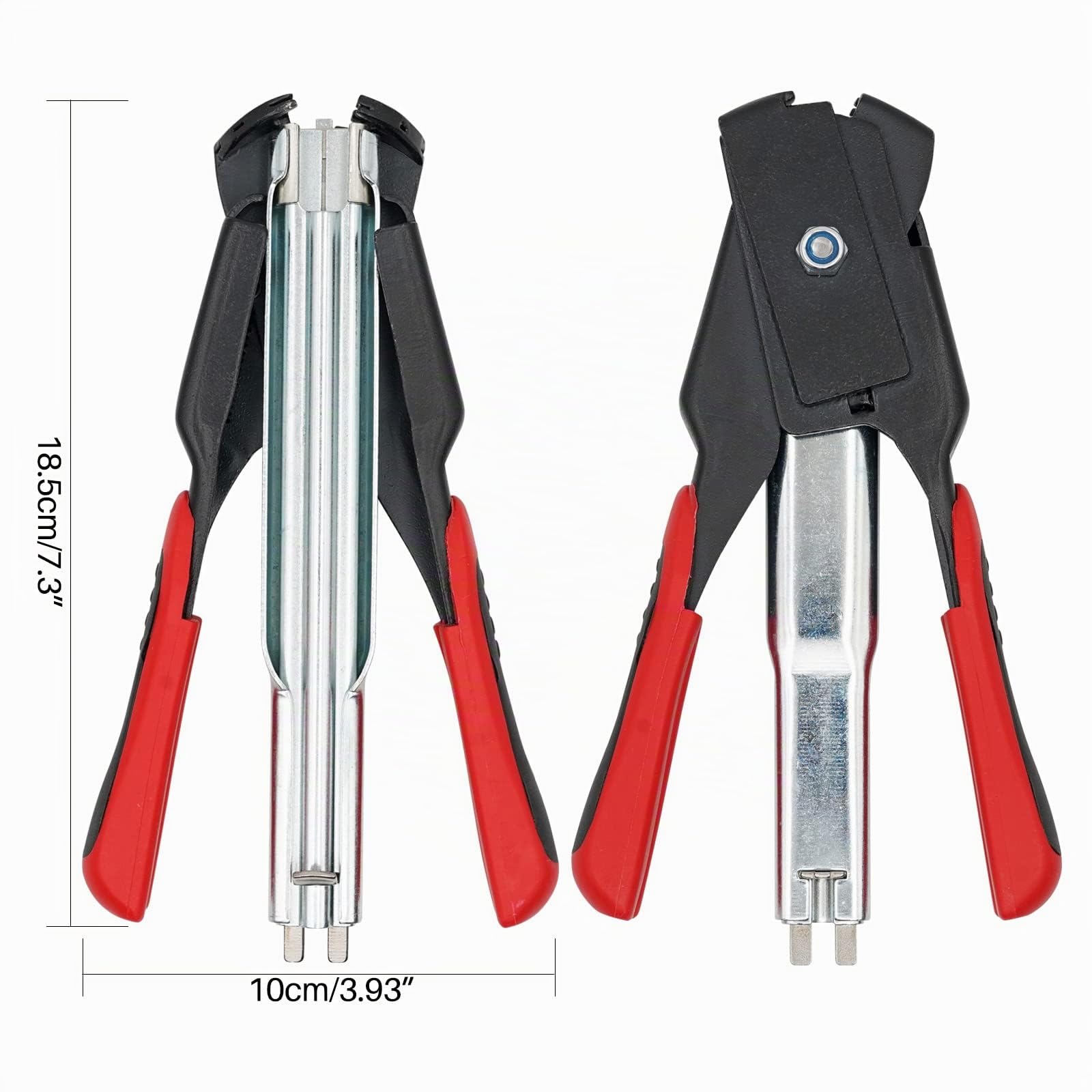 Hog Ringzangen Set Haustierkäfig Zange mit 2500 Stück Zaunzange Ringe C-Typ Clip Automatische Zaun Zange für Matratzen Auto Kissen Sofas Zäune Pet Käfige Installation Equipment Tool