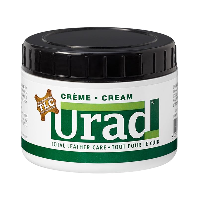Condicionador para Couro Preto URAD, Creme para Calçados, Jaquetas, Bolsas, Bancos e Móveis, 200 g