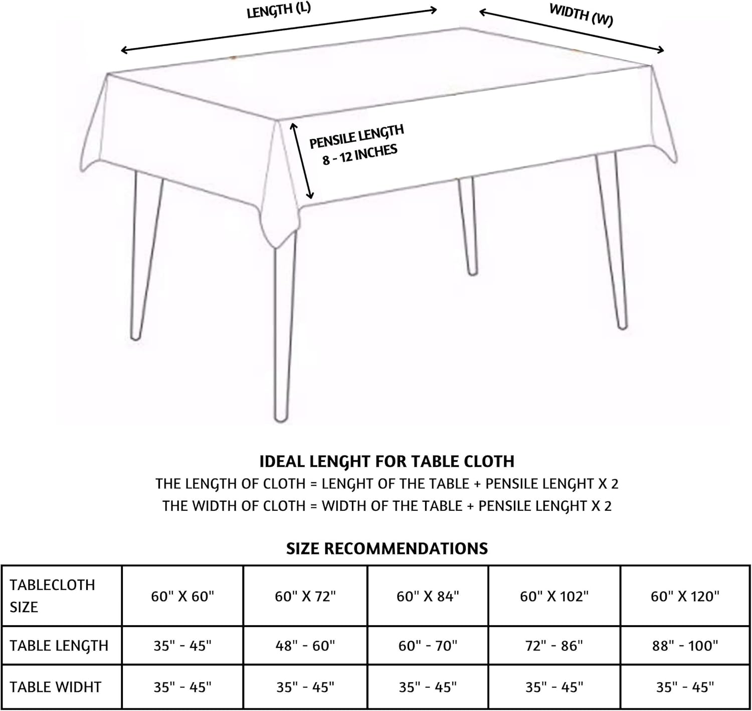 Folkulture Premium Christmas Tablecloths Rectangle 60x120 Extra Large for Xmas Decorations for Home, Cotton Fabric Farmhouse Red Table Cloth, Linen Dining Table Cover for Rustic Holiday Table Décor