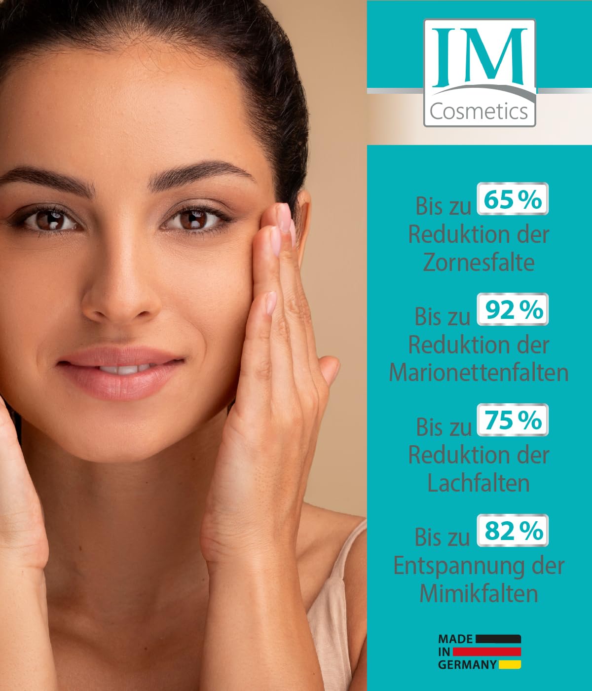 Genius IM Cosmetics BeautyMed Needle Free DT Gesichtsserum 50 ml - Anti-Aging Serum mit Hyaluronsäure für straffere & glattere Haut, regt Kollagen an Anti Falten Gesichtspflege Dr. Michaela Fuchs