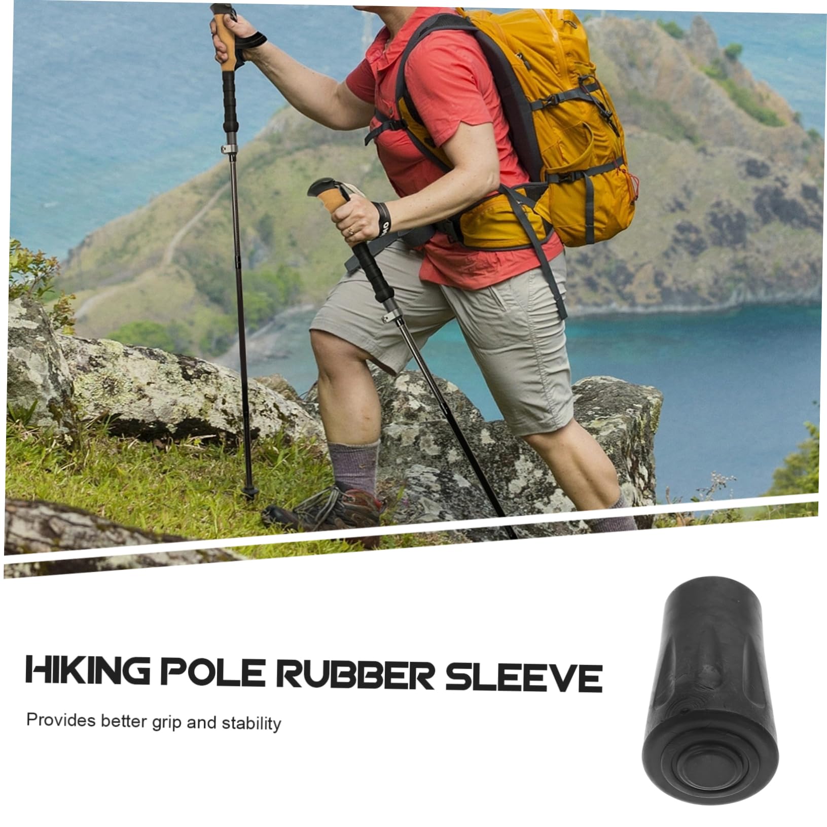 SUPVOX 50piezas Tapones para Bastones De Senderismo De Puntas para Bastones De Trekking Accesorios Antideslizantes para y Uso Interior Exterior