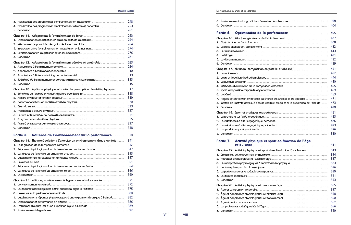 Physiologie du sport et de l'exercice