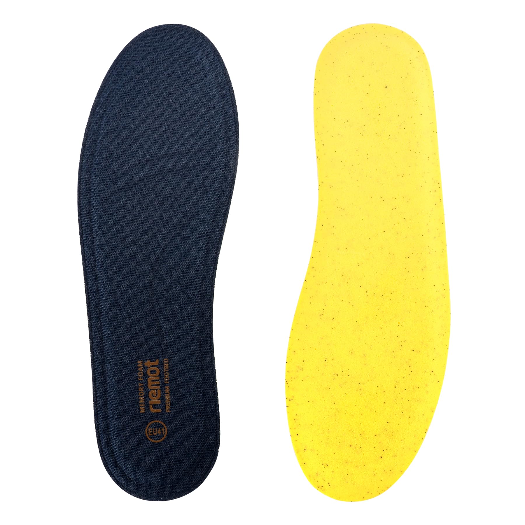 riemot Solette Memory Foam Uomo Donna, Soletta Scarpe per Stivali da Lavoro e Scarpe da Passeggio, Sport Solette per Assorbimento Degli Urti e Ammortizzazione, Soffice, Comfort38 39 40 41 42 43 EU