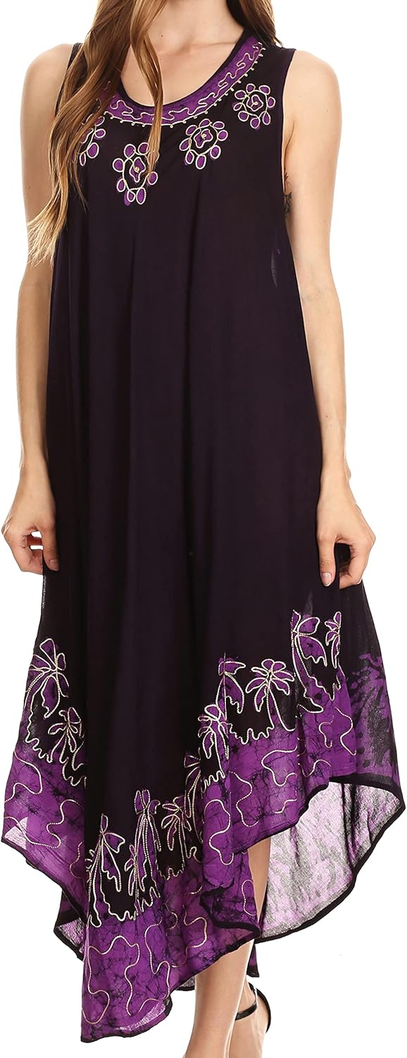 Sakkas Sundari Caftan Tank Dress/Cover Up