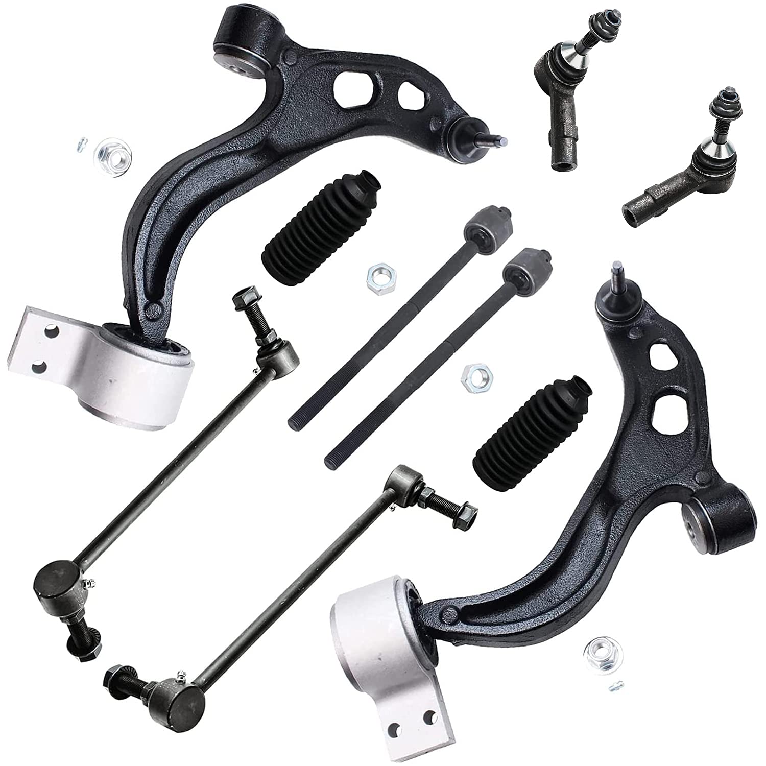 Buy Detroit Axle New 10Piece Front Suspension Kit (2) Front Lower
