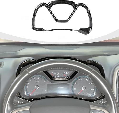 Miniatura 8 de Borde del panel de salpicadero, cubierta de tablero de consola central compatible con Chevy Colorado 2014-2023 y accesorios interiores de fibra de