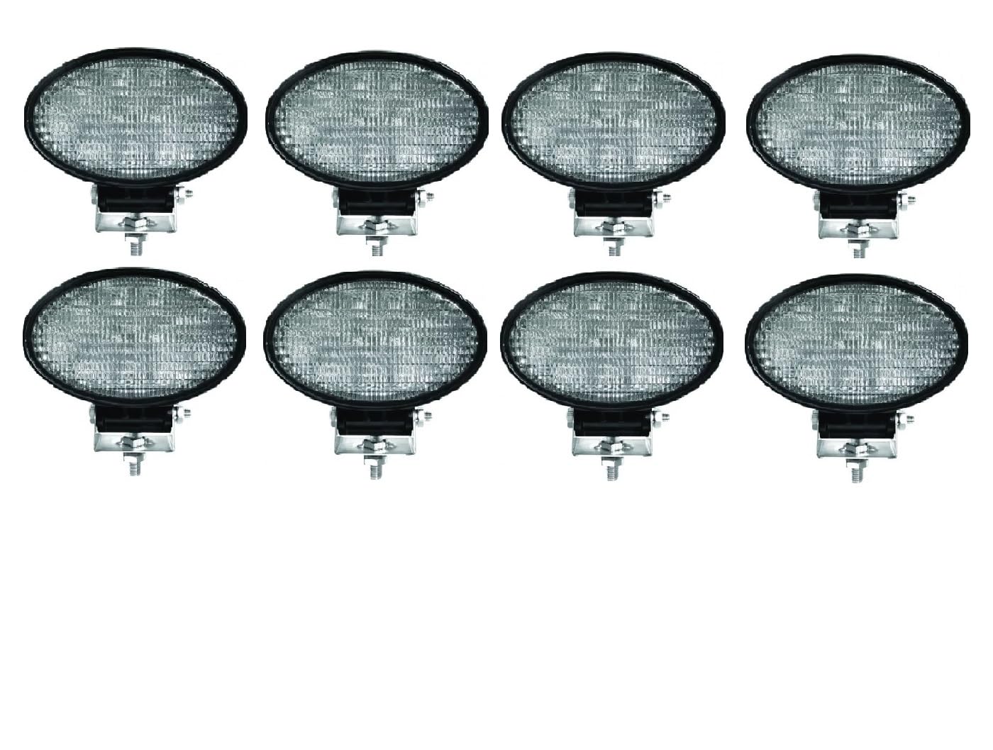 Générique 8 reflektorów roboczych 40 W LED 12 V 24V Światła Przeciwmgielne Łączy Spot Flood SUV Off Road MTB Ciągnik Ciężarówka