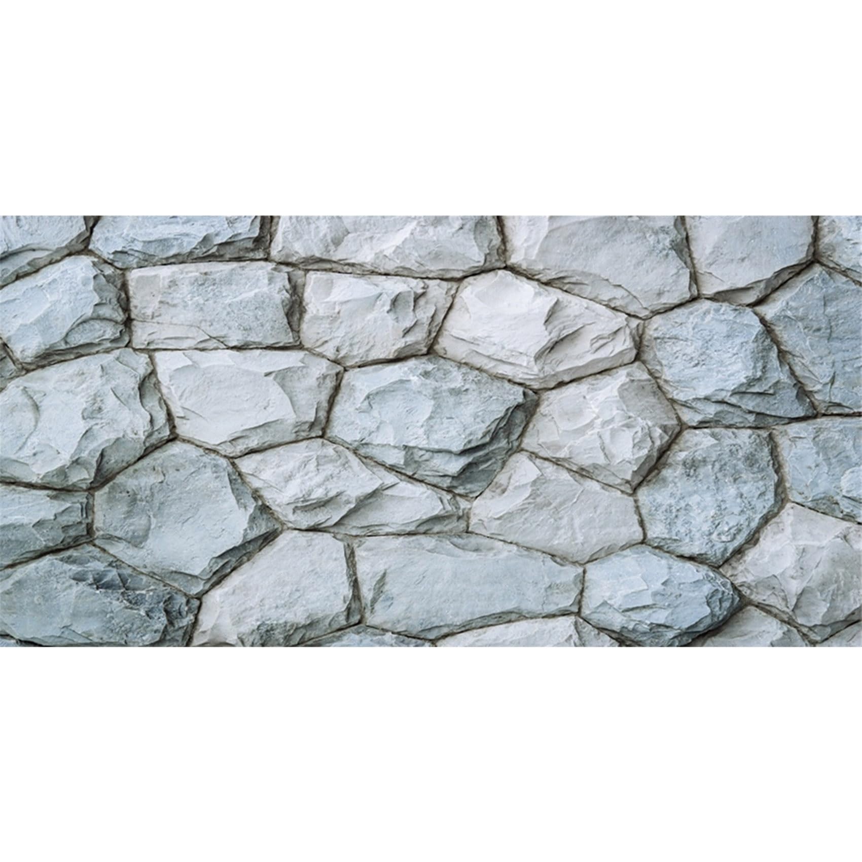 MIRRORANG 91x50cm Rock Aquarium Background White Stone Fish Tank Poster Backdrop Rocky Terrarium Background Vinyl Background