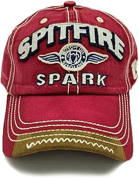 SPITFIRE ワインレッド ベースボールキャップ Amazon.co.jp: スピットファイアスパーク1932ベースボール