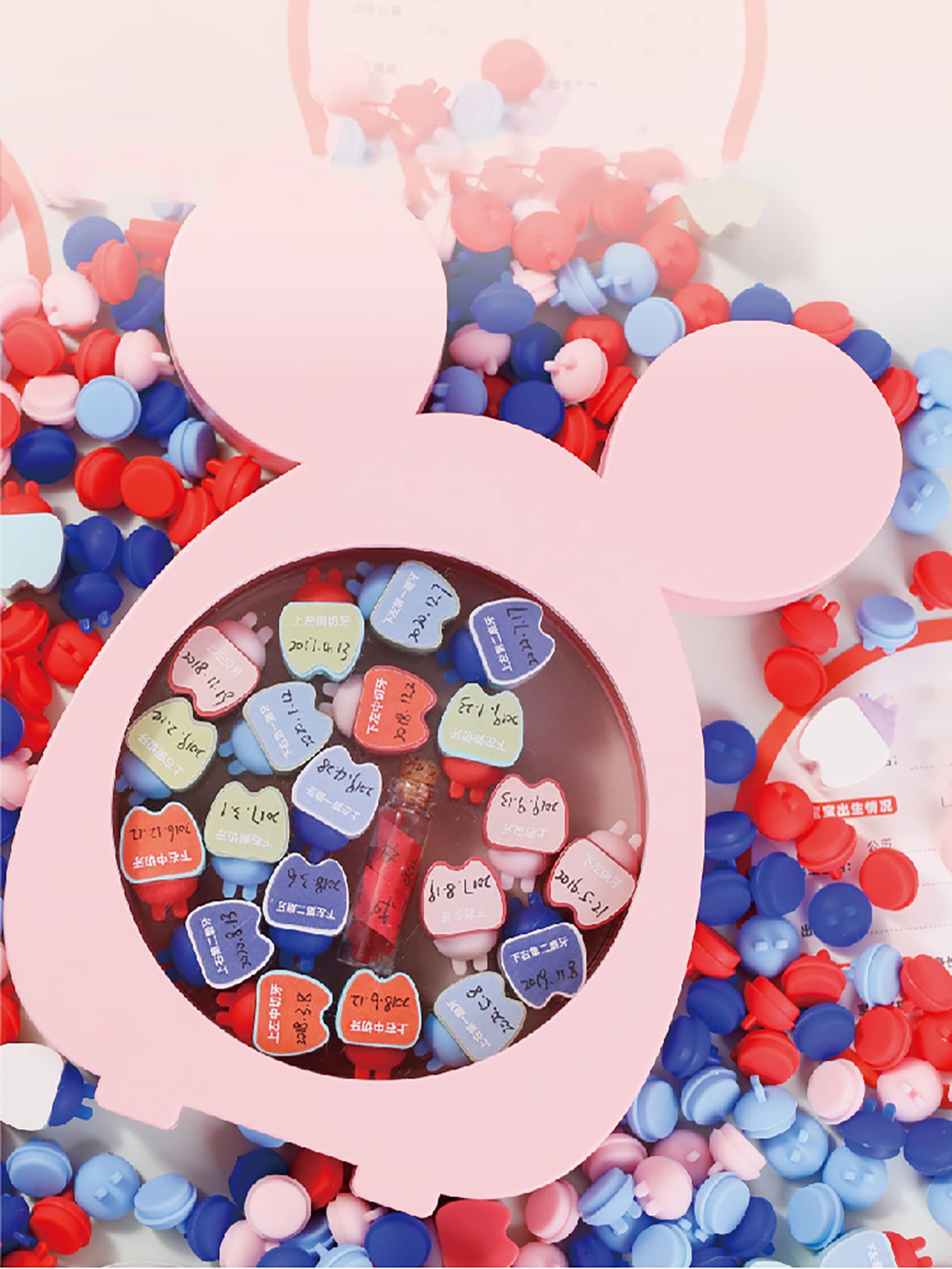 Scatola Per Denti Da Latte Magicat - Legno Per Bambine Con Pinzette E Storia Fatina - Foto 4