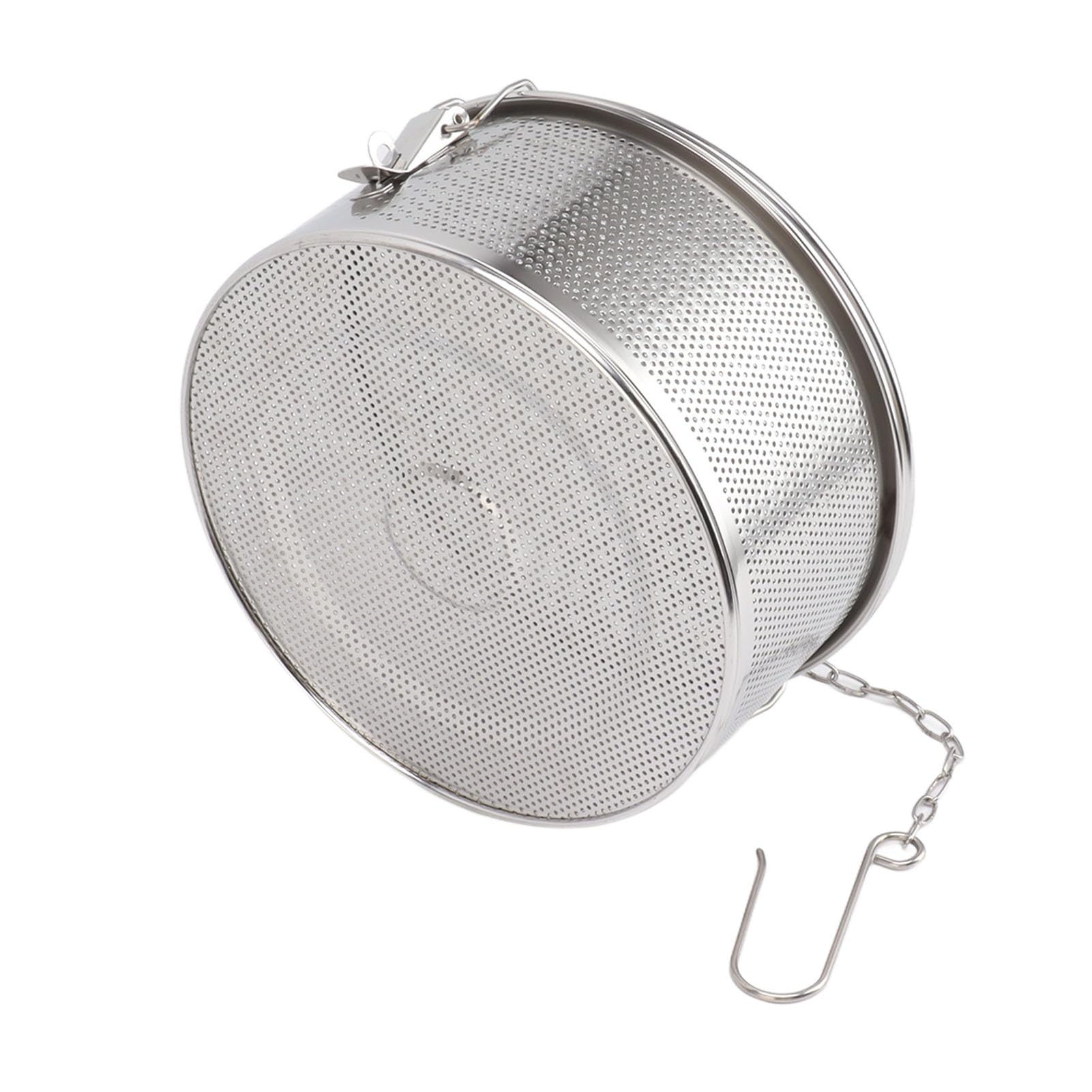 Passoire D'Assaisonnement Panier En Acier Inoxydable 304 Avec Chaîne Suspendue - Filtre Boules De Thé Et Épices 20cm