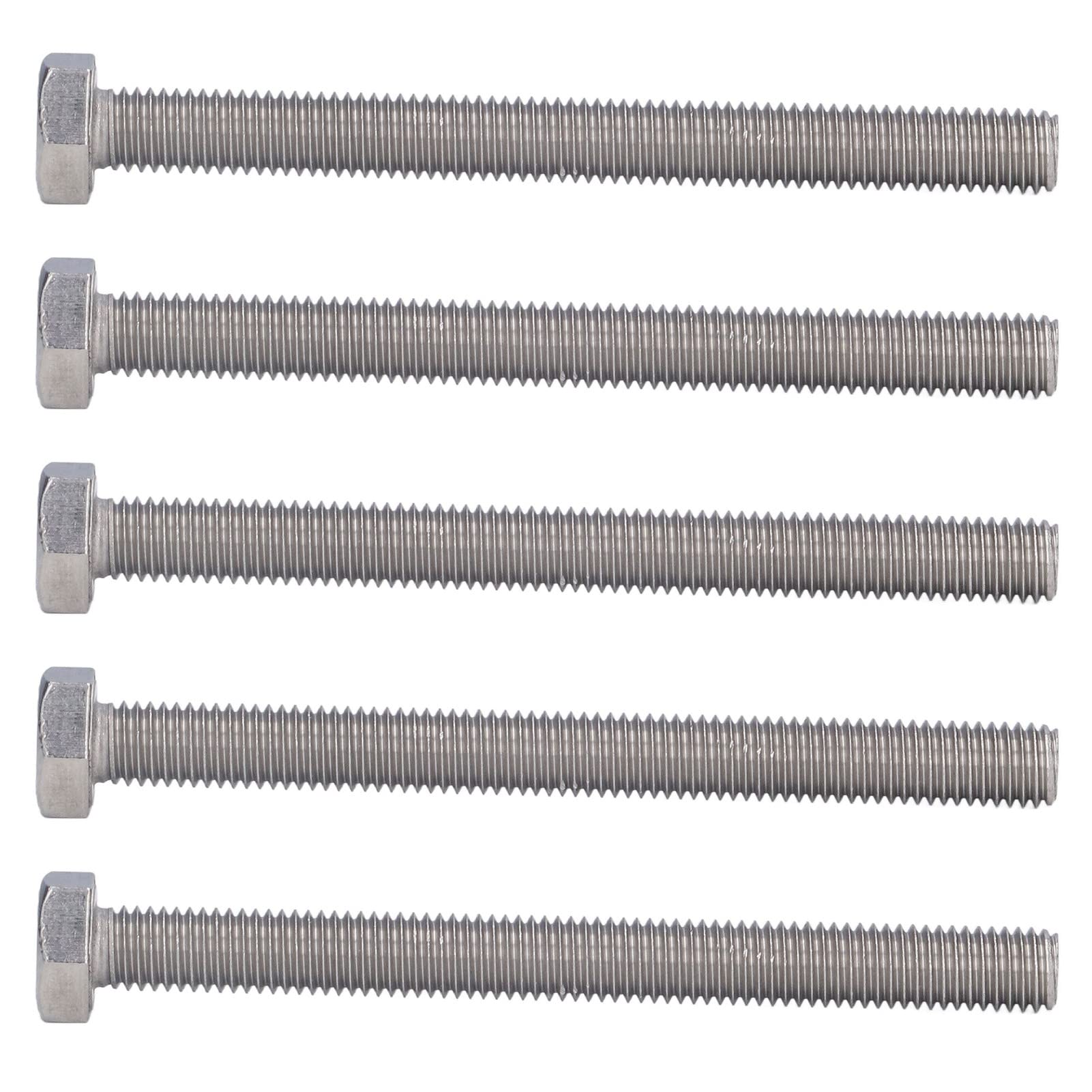20 pezzi, bulloni esagonali M10x1,5 a filetto grosso, viti a filetto completo in acciaio inox A2 DIN 933, per lavori di costruzione fai-da-te e uso in garage, compatibili con chiav (M10*110)