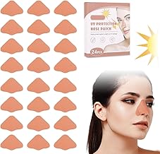 Sonnenschutz Nase,Nasenschutz Sonne,UV Nasenschutz Outdoor,Nasenpflaster Outdoor,Nasenschutz für Frauen Männer Anti-UV den Laufen Bergsteigen Wandern Radfahren - Atmungsaktiv Hautfreundlich,24PCS