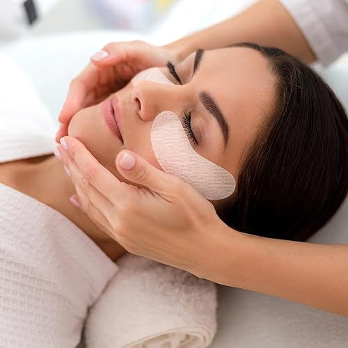 Miniatura 9 de Joez Wonderful 100 piezas de papel de máscara facial con 30 piezas de papel de máscara de ojos, hojas de papel de máscara facial DIY, mascarillas de