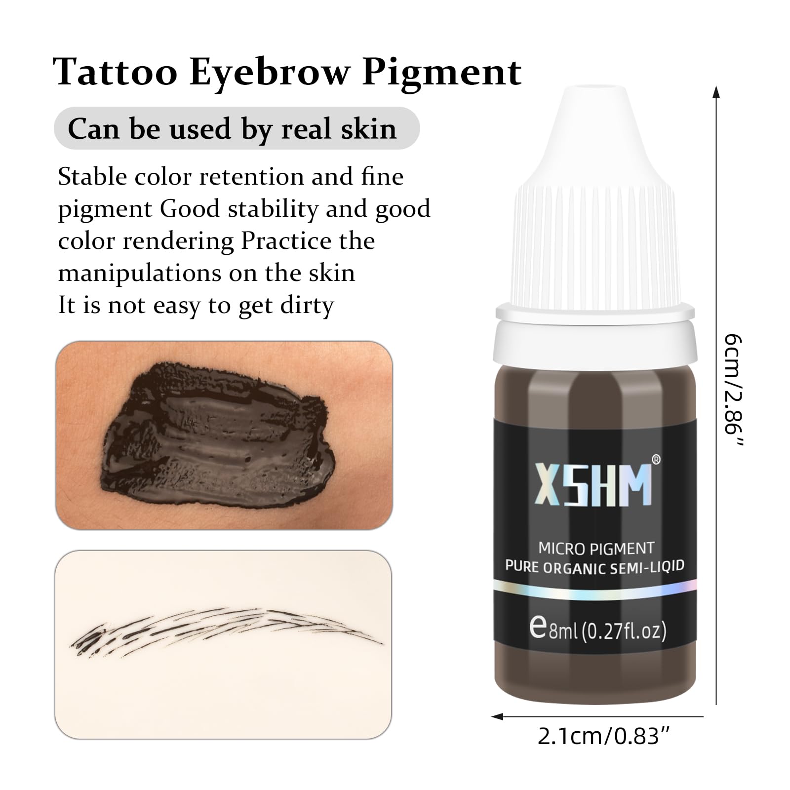 ATOMUS Kit de microblading dorado completo semipermanente, herramienta para tatuaje profesional, 2 unidades, bolígrafo manual de cejas 18U 3RL, suministros de tatuaje