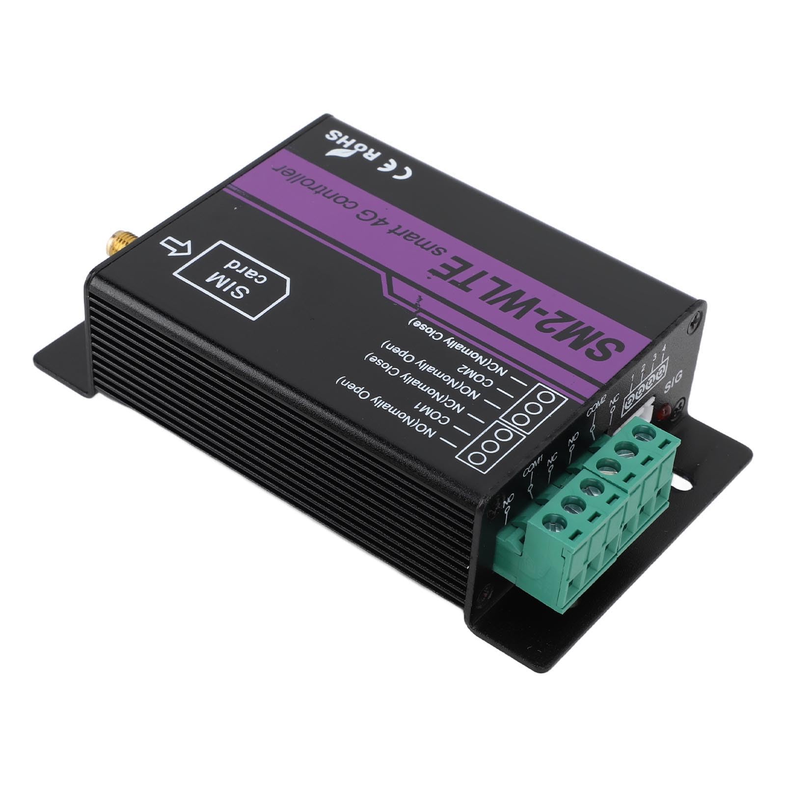 SM2 WLTE EA 2 Kanal 4G SMS Alarm Controller Fernschalter Controller mit APP WEB Temperatur Luftfeuchtigkeit Verknüpfung SMS Stromausfall Alarm EU 100-240 V