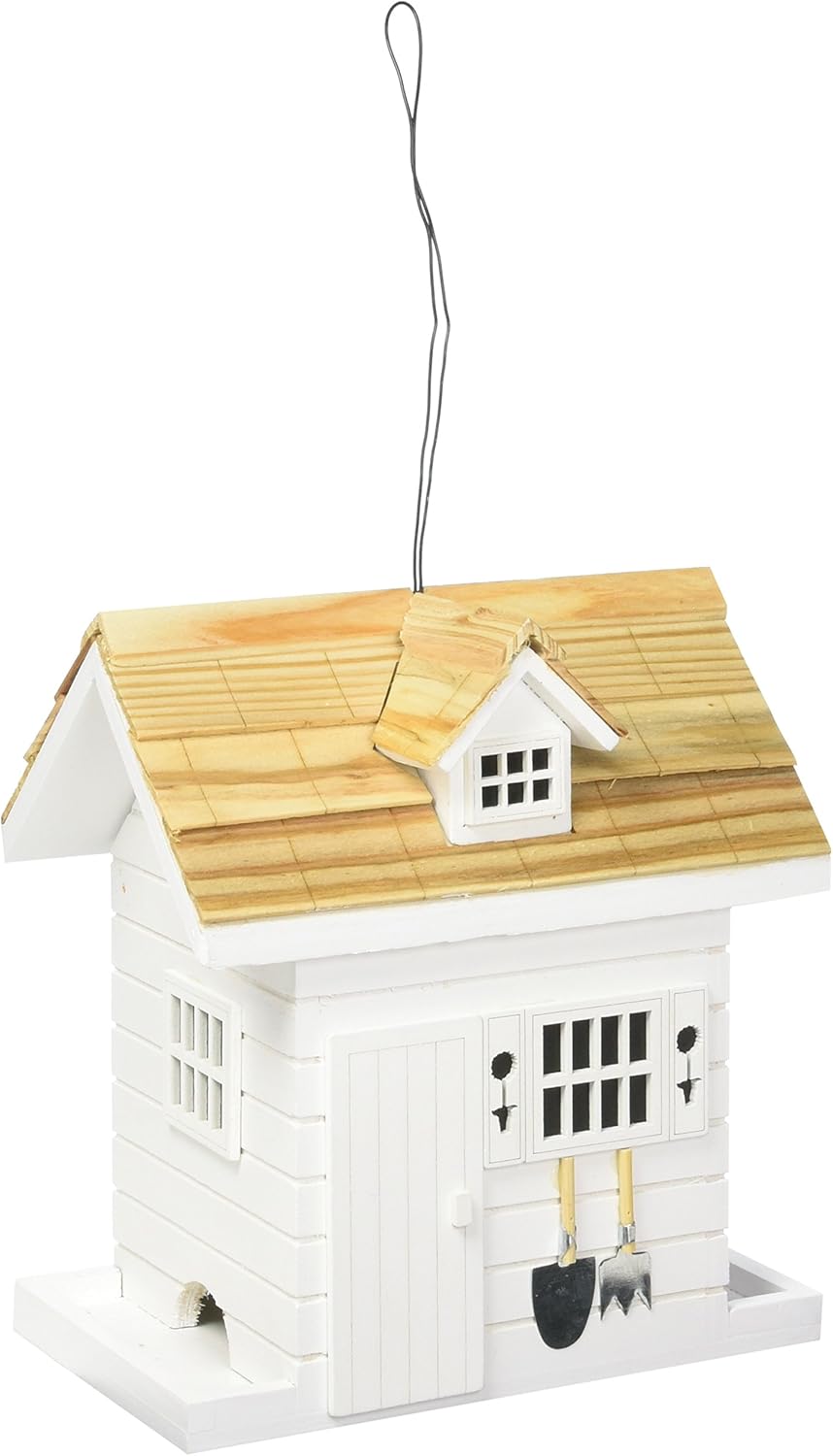 Home Bazaar HB-9504FW Bird Feeder, White