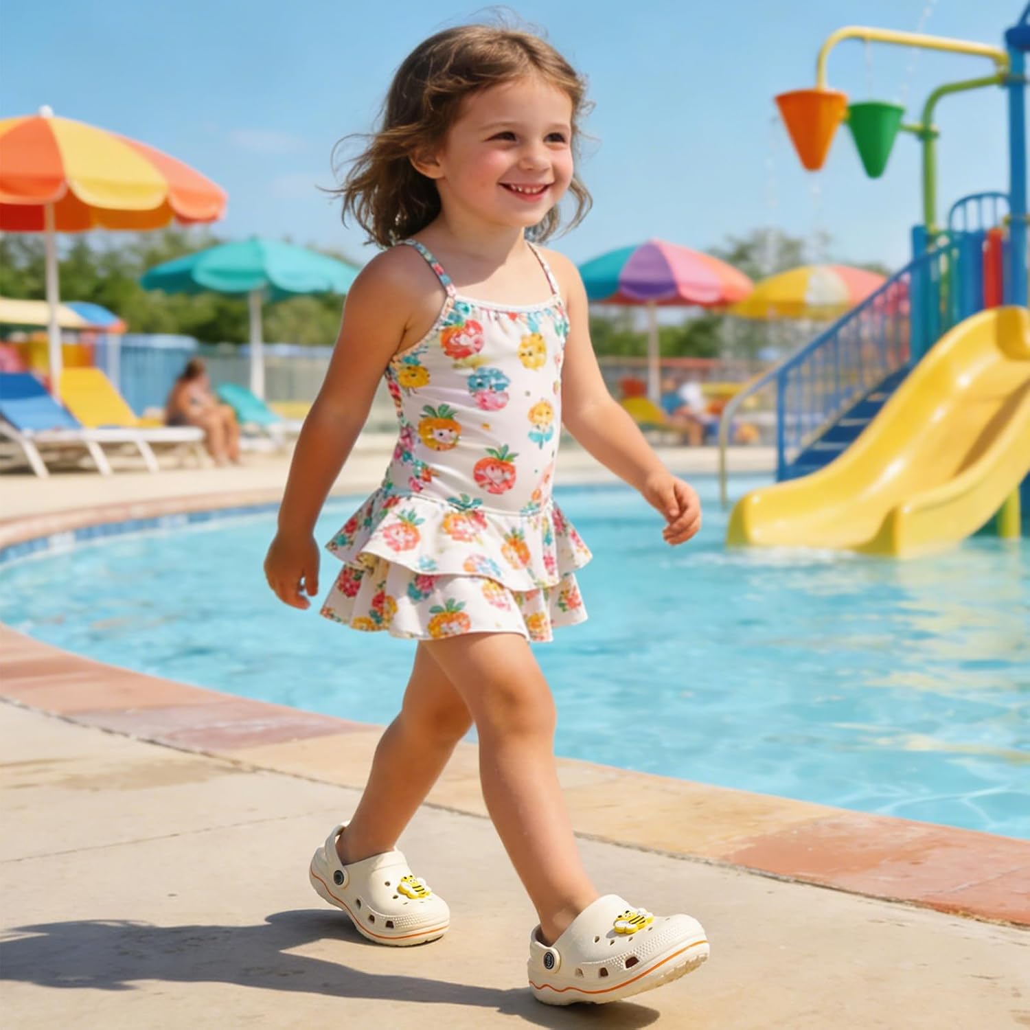 Casazoe Toddler Cute Garden Clogs Boys Girls Slip On Shoes Summer Lightweight Outdoor Slides Sandals Infant Children Beach Pool Shoes - Image 2