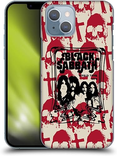 Vista 12 de Head Case Designs Carcasa rígida con licencia oficial de Black Sabbath Victory Key Art compatible con iPhone 14 de Apple Victoria