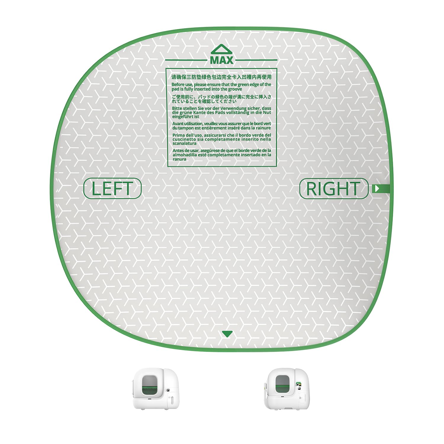 Photo 1 of PETKIT New Cat Litter Pad Max for PURAMAX 2 and Purobot Max Pro Automatic Self-Cleaning Cat Litter Box, High Performance Leakproof Litter Mat, Waterproof, Anti-Stick, Scratch-Resistant Cylinder Pad
