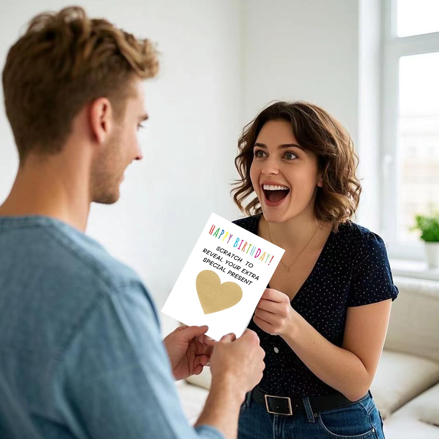 Birthday Surprise Scratch Card Reveal, Personalised Scratch - View #9