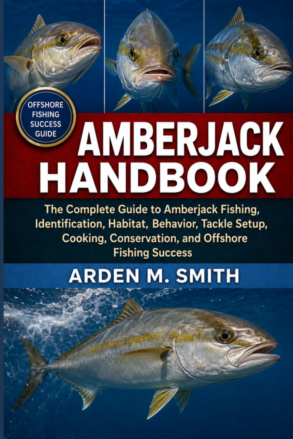 AMBERJACK HANDBOOK: The Complete Guide to Amberjack Fishing, Identification, Habitat, Behavior, Tackle Setup, Cooking, Conservation, and Offshore Fishing Success