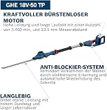 Bosch Professional 18V System Taille-haie télescopique GHE 18V-50 TP (tige télescopique de 2,5 m, 3 400 courses par minute, ouverture des dents de 23,5 mm, sangle, sans batterie) - 3