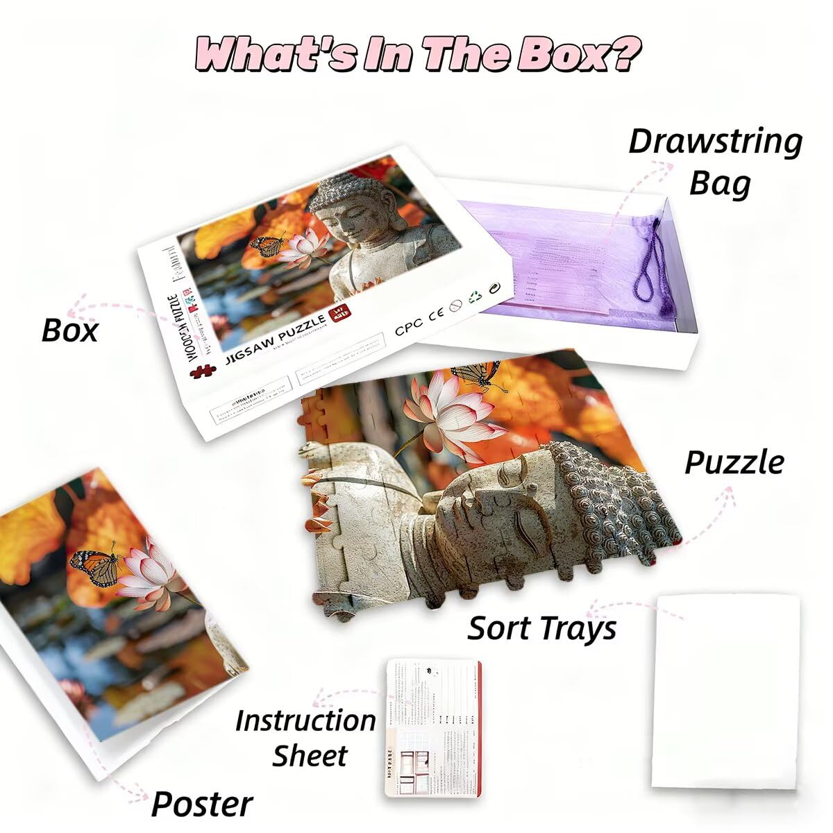 Puzzle 6000 Piezas Adultos Loto Puzzle para Adultos Mariposa Rompecabezas Juguetes Educativos Regalos Originales para Mujer Rompecabezas Entretenimiento Creativo Divertido Familia Juego 179x105cm I-32