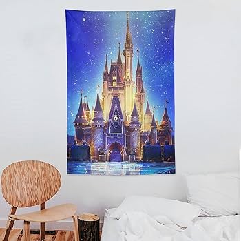 Amazon.co.jp: ディズニー 城 特大 ポスター 抽象 北欧 幻お城