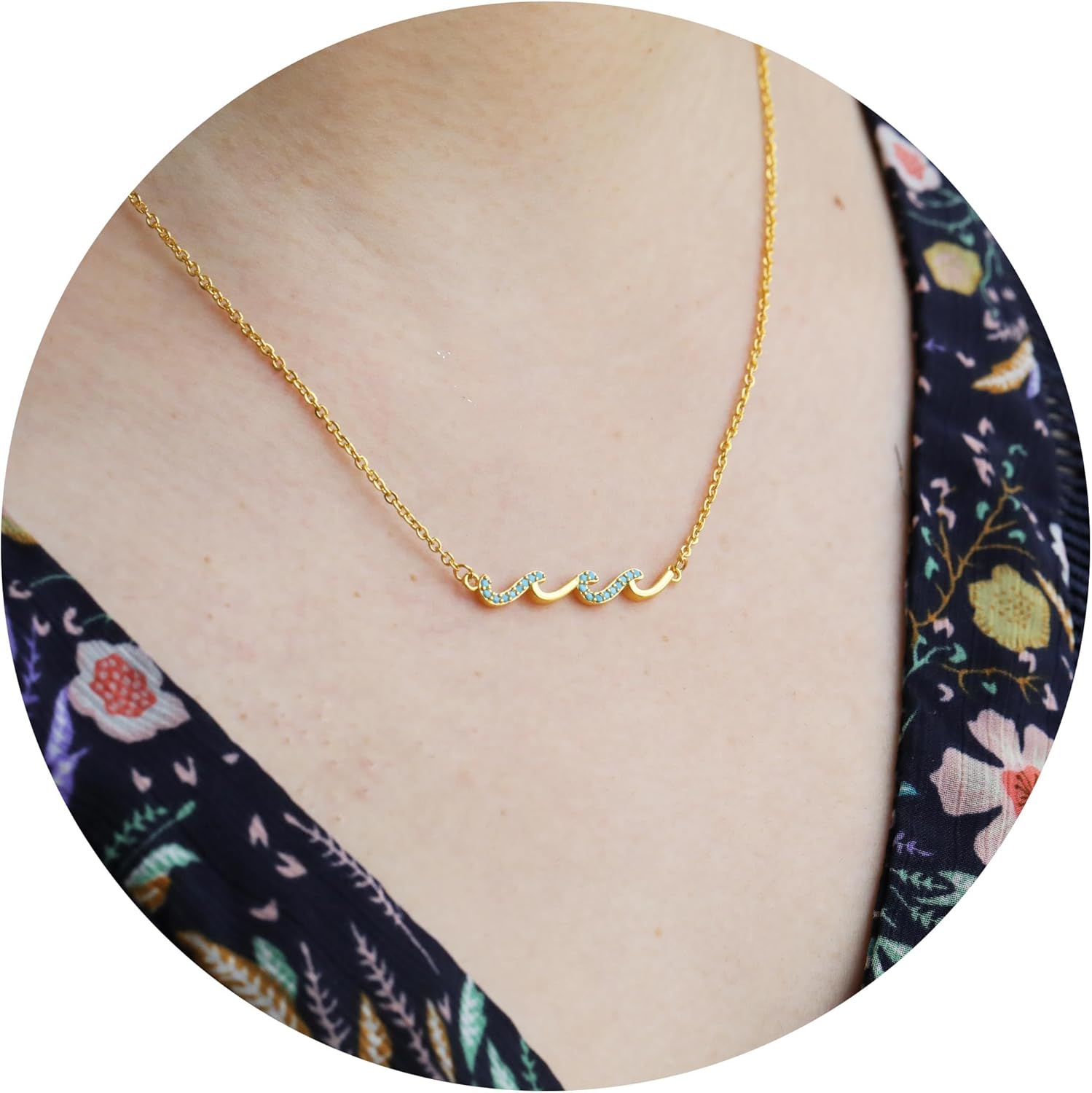 Layered Necklace for Women, Dainty Golden Evil Eye, Sun Moon Stars, Starfish, Choker Pendant Necklace for Best Friend, Birthday, Thank's Giving, Christmas, Inspirational Gifts for Women - Image 6