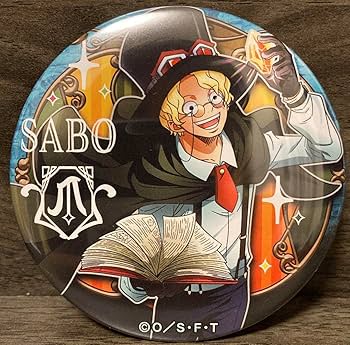 ワンピース　サボ　缶バッジ Amazon.co.jp: ワンピース サボ ハロウィン 缶バッジ 麦わら
