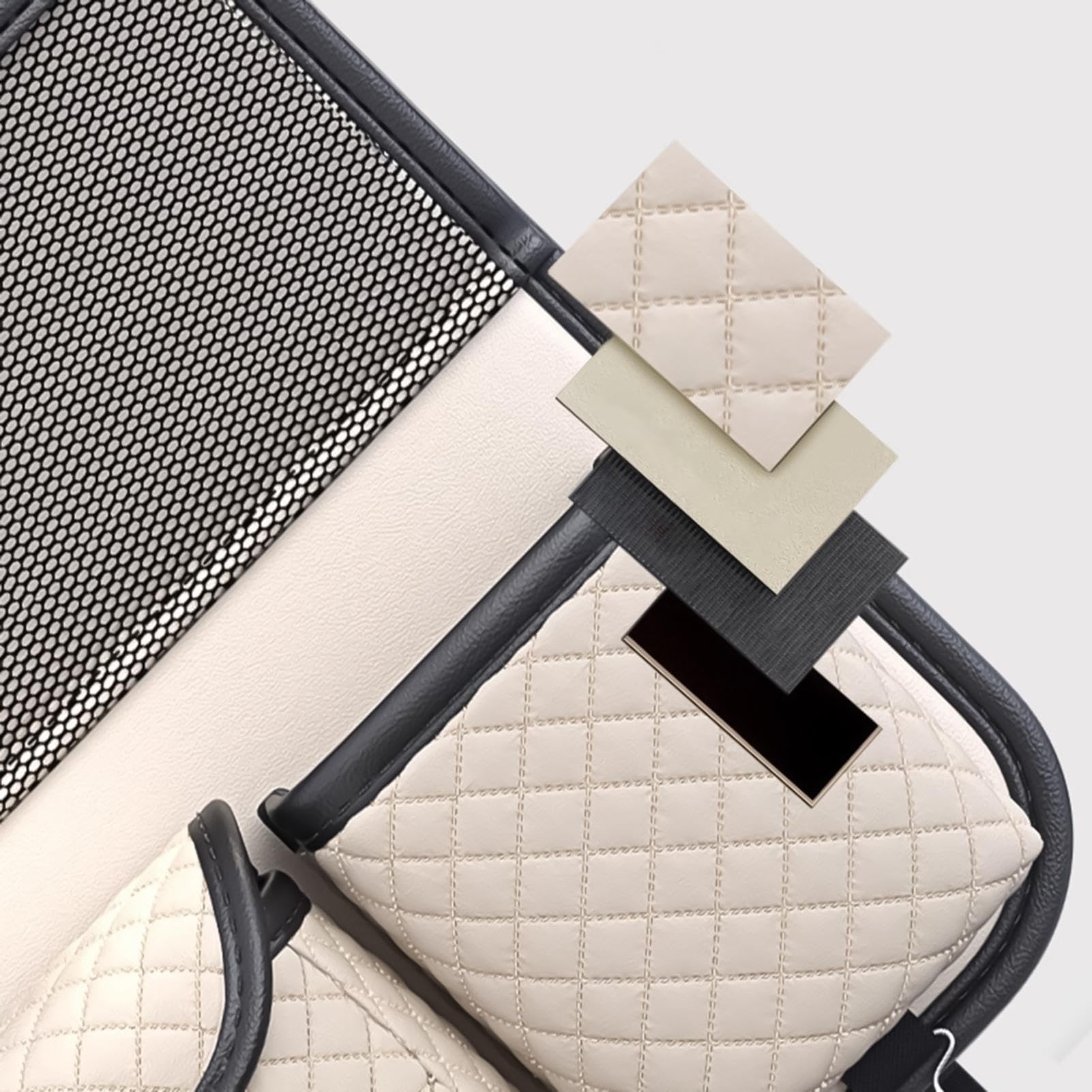 Organizer per sedile posteriore 'auto, tasche multiple, anti-fuoriuscite | Organizer posteriore con portabicchieri per telefono, bottiglie, salviette, snack, bevande, viaggi su strada