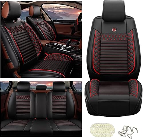 Fundas de 5 asientos entrega en Estados Unidos para GLS 450 - Juego completo de cojines de piel sintética para asiento delantero y trasero,