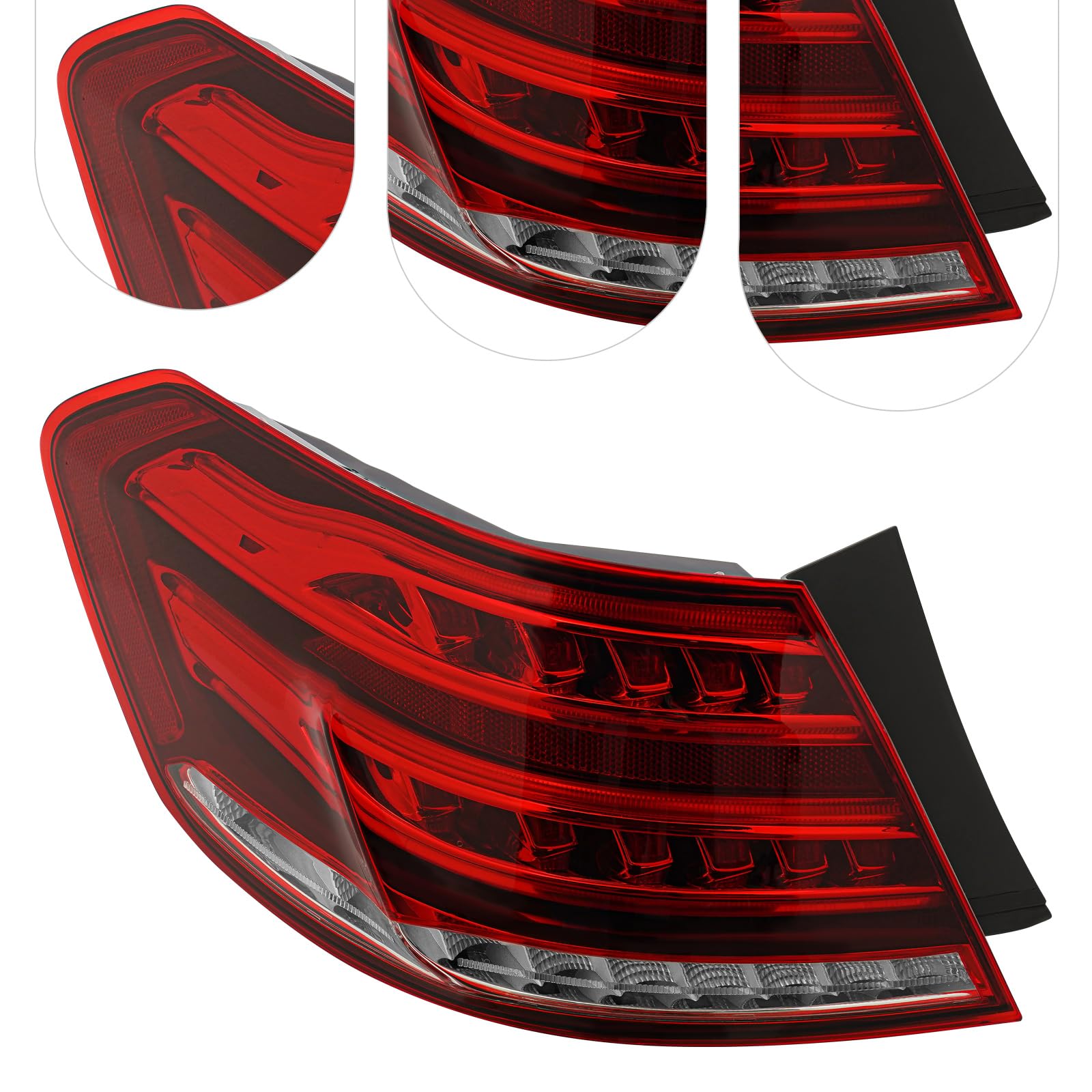 Tail Light 2014-2016 W212 S212 4Dr Sedan Left Rear LED OEM 2129060757 image 8