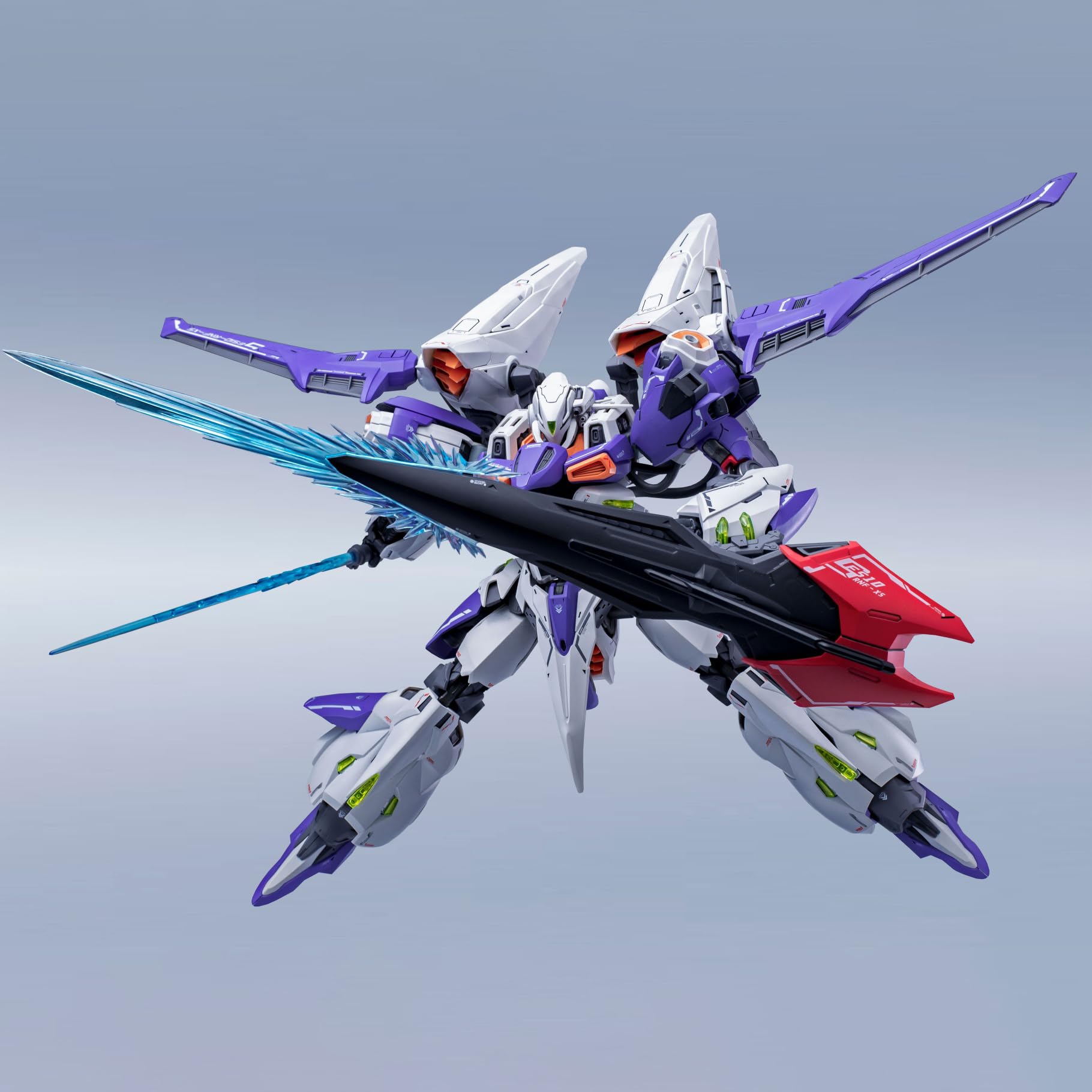 1/100 Plastic Mecha Action Figures Kits, Alloy Skeleton 7.6 in High, Easy to Assembly Mecha Model