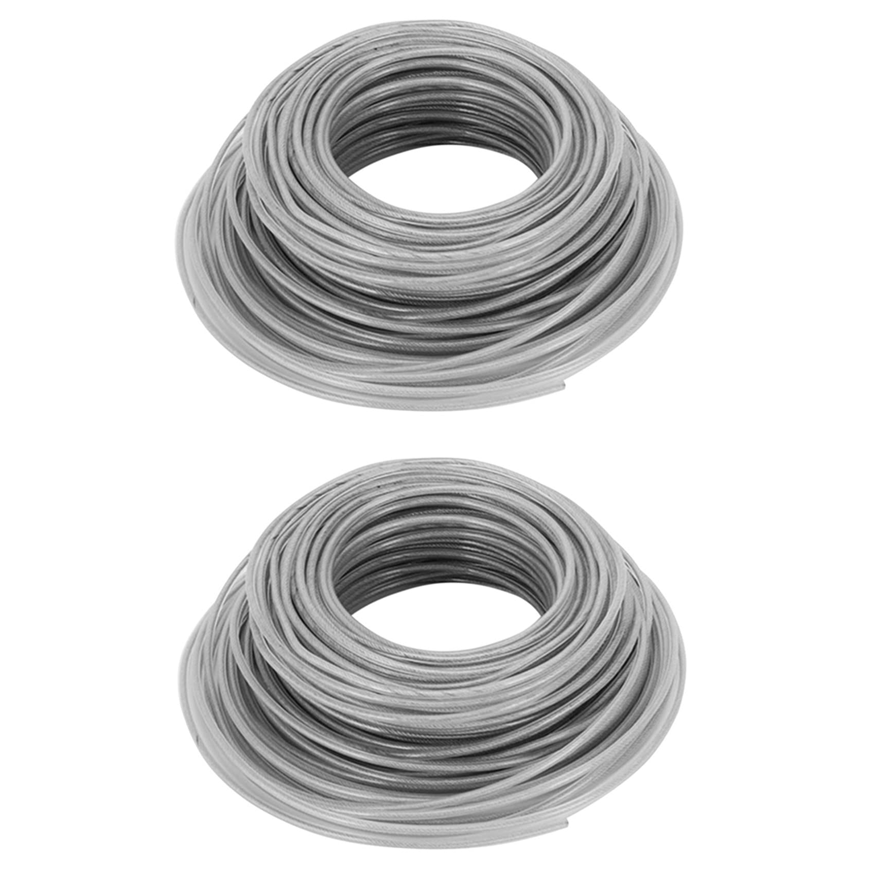 Jnchdghwa As Shown 2Pcs 41M Lawn Mower Wire Mowing Rope Nylon Lawn Mowing Rope Head Mowing Line Mowing Machine Accessories