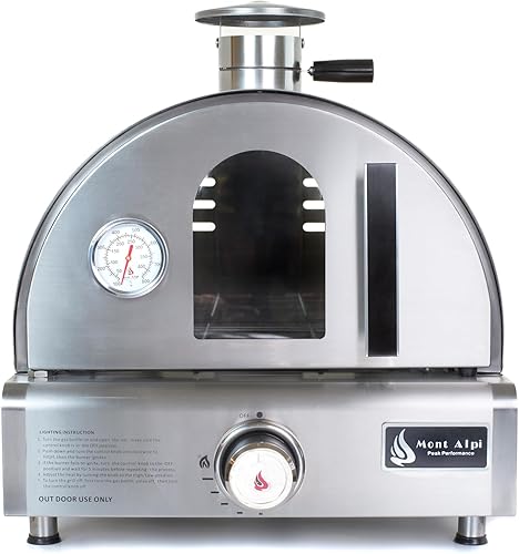 Miniatura 2 de Mont Alpi MAPZ-SS horno grande de mesa para pizza Material acero inoxidable